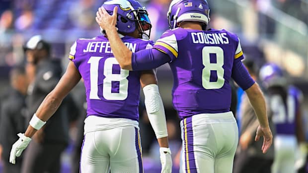 Justin Jefferson, Kirk Cousins